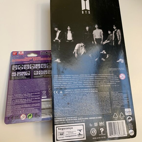 BN Mattel BTS-V Figure and Bandai Tiny Tan Tamagotchi Set - Picture 2 of 3